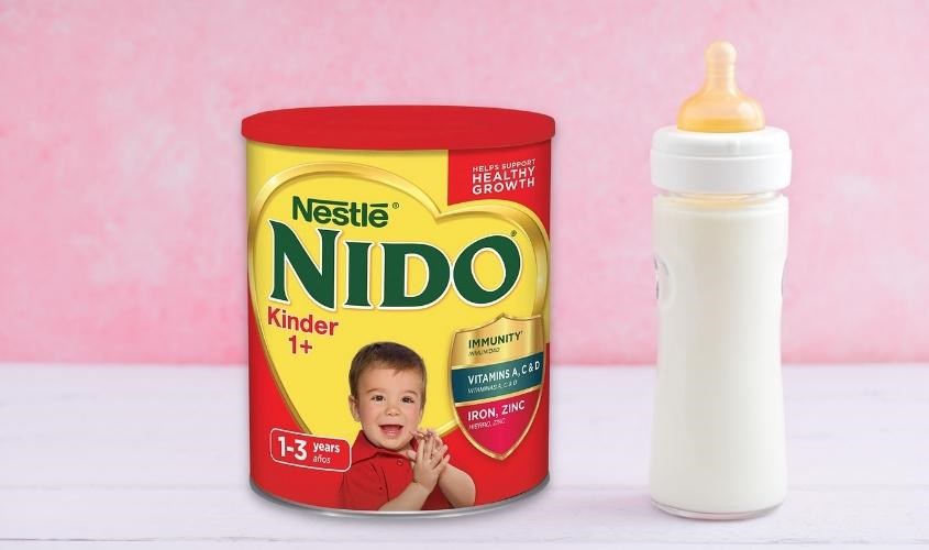 Sữa Nido Kinder 1+ được sản xuất dành cho trẻ từ 1 - 3 tuổi