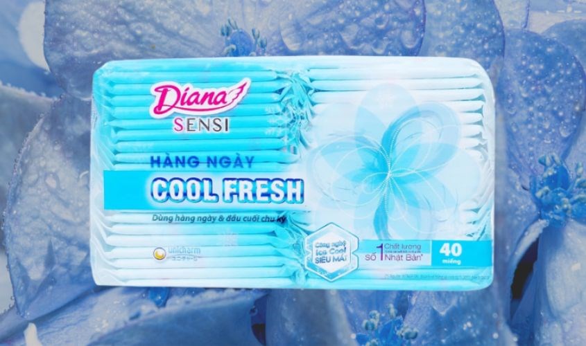 Lưu ý khi sử dụng băng vệ sinh Diana Cool Fresh