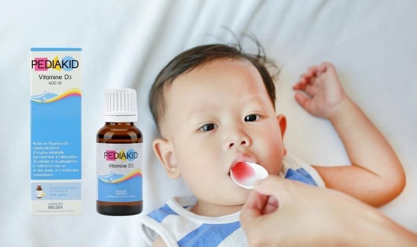 Siro Pediakid Vitamin D3 phát triển xương và răng 20 ml