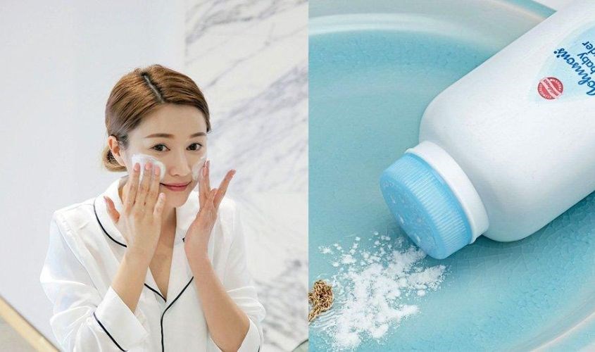 Mặt nạ làm từ phấn rôm