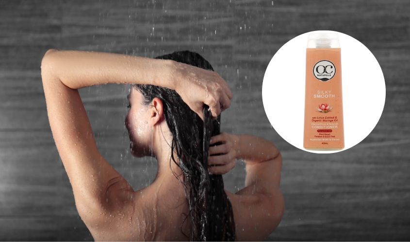Dầu xả OC Naturals Silky Smooth dưỡng tóc mềm mượt 400 ml
