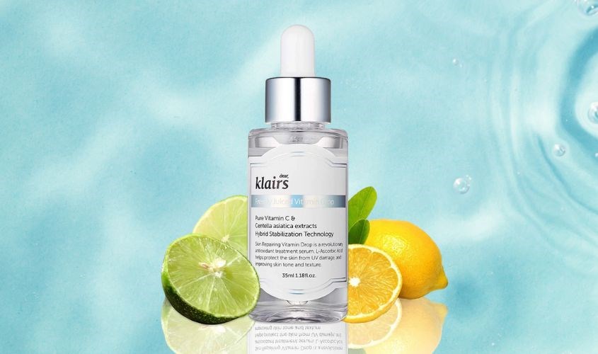 Tinh chất dưỡng trắng mờ thâm Vitamin C Klairs Freshly Juiced Vitamin 35 ml