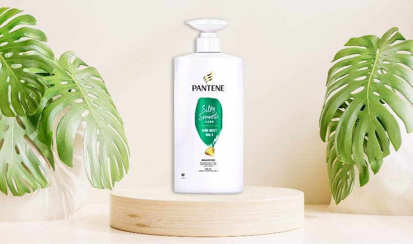 Dầu gội Pantene Silky Smooth Care suôn mượt óng ả 650 ml