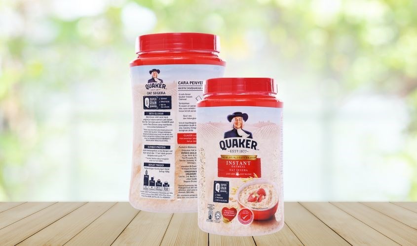 Yến mạch trái cây cán mỏng Quaker 600g (dành cho trẻ từ 1 tuổi)