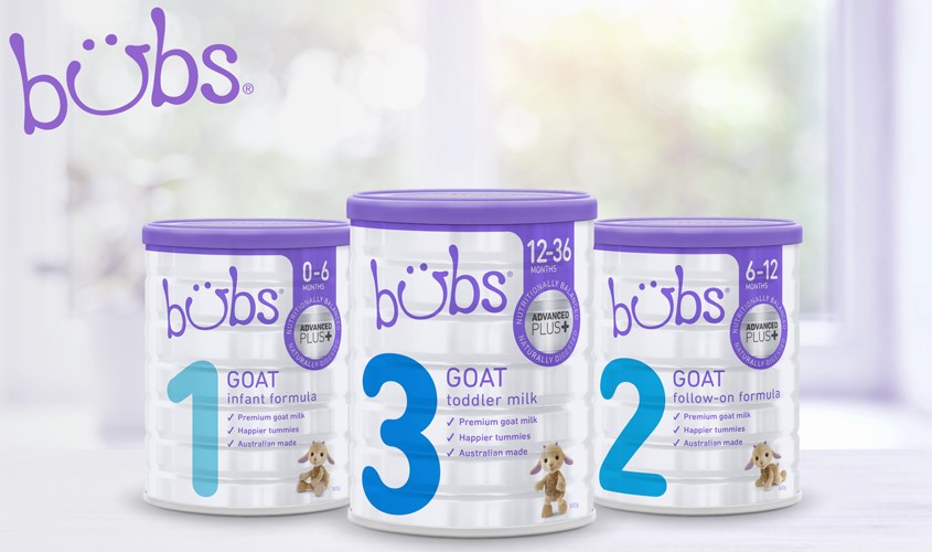 Bubs Goat Milk 