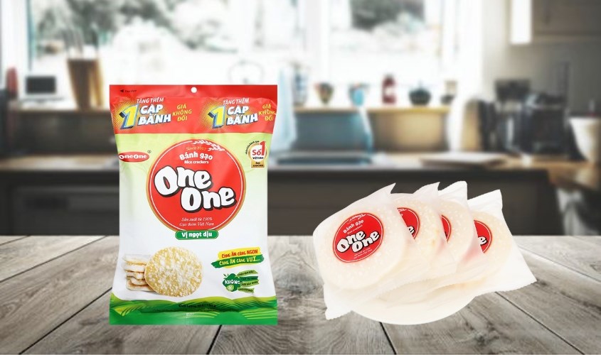 Bánh gạo One One vị ngọt gói 150g (từ 8 tháng)