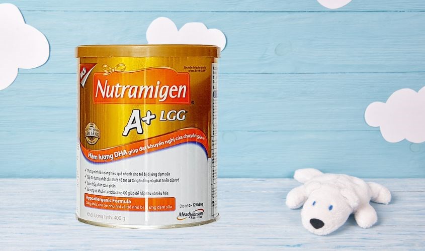 Sữa bột Nutramigen A+ Lgg 400g (0 - 12 tháng) dành cho trẻ dị ứng đạm sữa bò