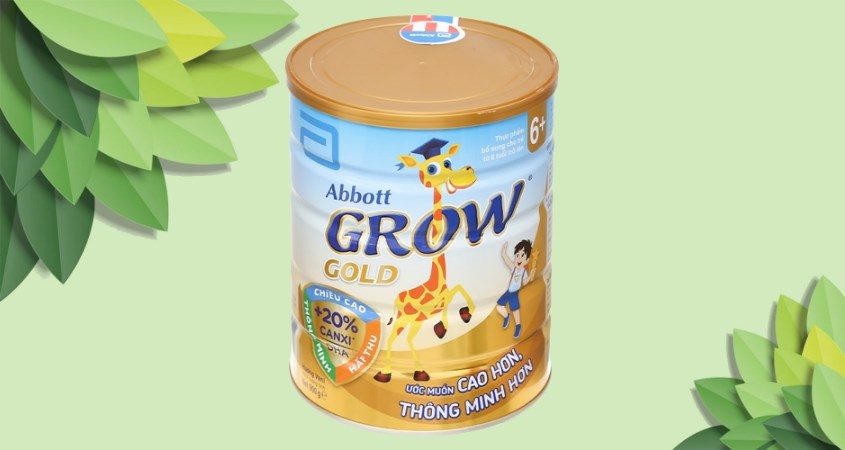 Abbott Grow Gold 6+ cho bé từ 6 tuổi trở lên