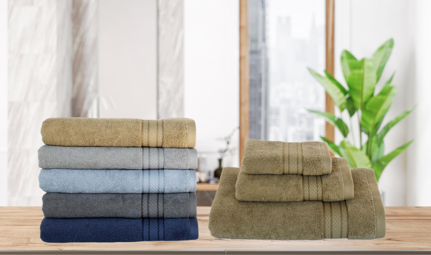 Khăn mặt cotton lapyarn Mollis FM8V 34x78 cm - Màu ve