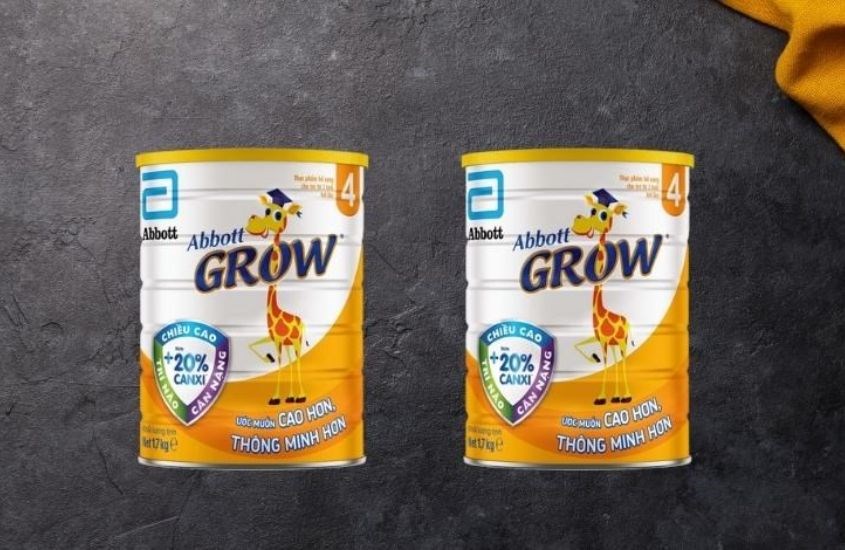 Sữa bột Abbott Grow số 4 hương vani 1.7 kg (từ 2 tuổi)