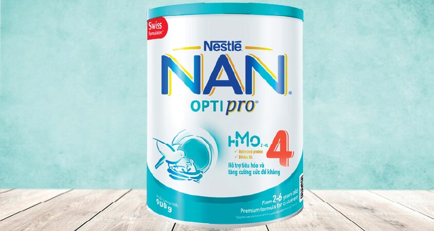 Sữa bột NAN Optipro số 4 900g (2 - 6 tuổi)