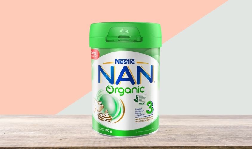 Sữa bột NAN Organic số 3 900g (2 - 6 tuổi)