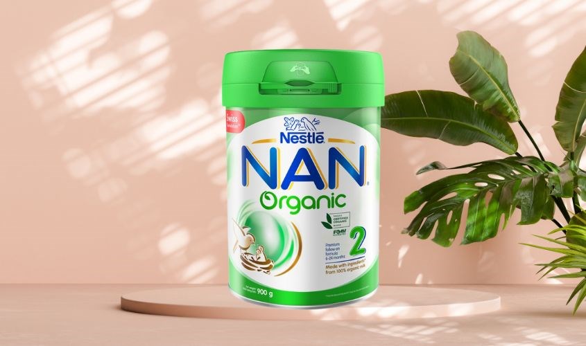 Sữa bột NAN Organic số 2 900g (6 - 24 tháng)