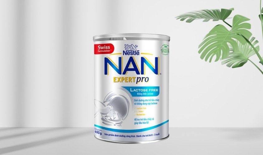 Sữa bột NAN Expert Pro Lactose Free 400g (0 - 36 tháng)