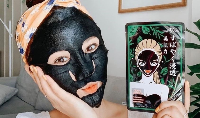 Mặt nạ đen Tràm Trà kiểm soát dầu và mụn SexyLook Tea Tree Anti Blemish 28 ml (hộp 5 miếng)