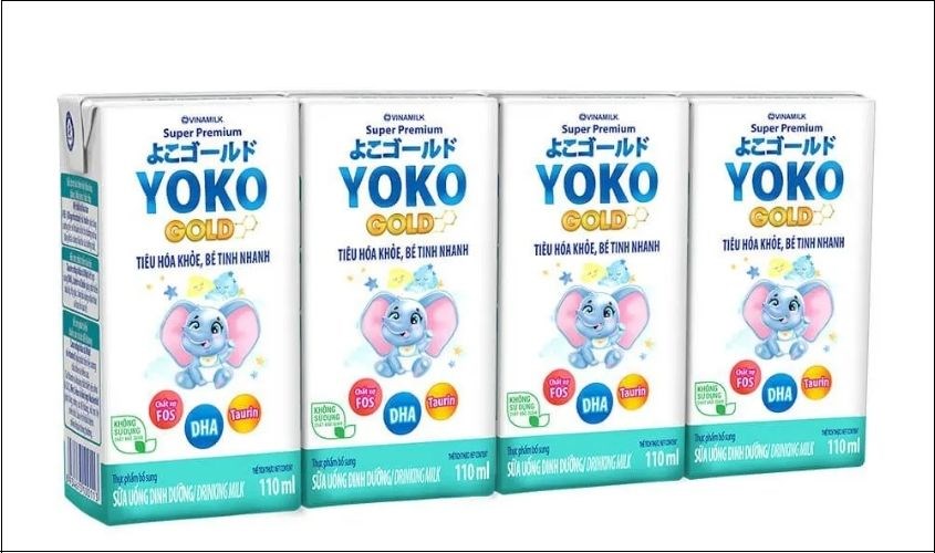 Dòng sữa YOKOGOLD – Dưỡng chất tốt từ Nhật Bản còn có hộp pha sẵn tiện lợi, vị nhạt thanh, phù hợp khẩu vị của trẻ