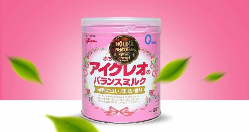 Sữa bột Glico Icreo số 0 vị thanh nhạt 800g