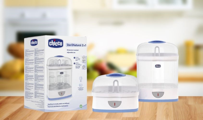 Máy tiệt trùng bình sữa Chicco