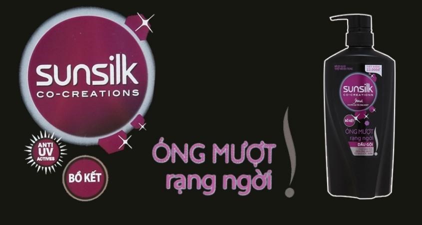 Dầu gội Sunsilk đen óng mượt rạng ngời 631 ml