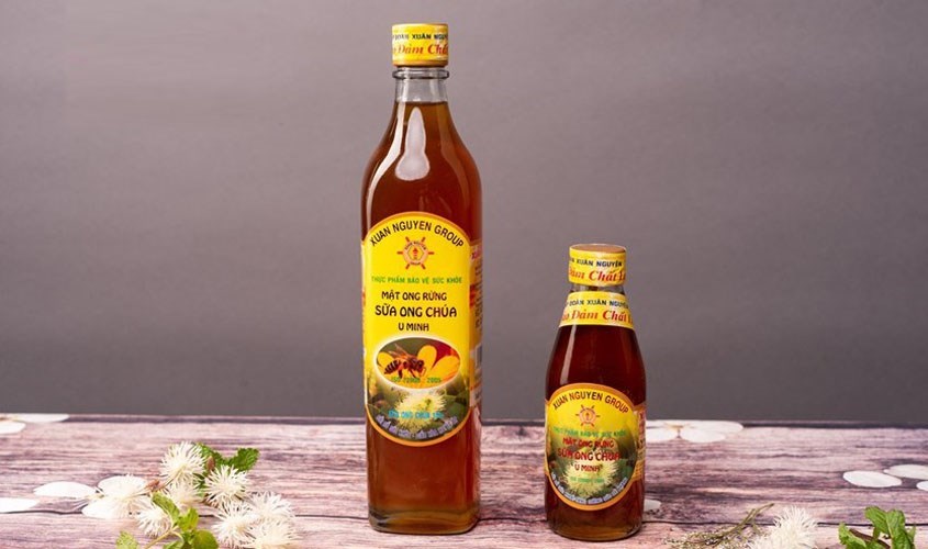 Mật ong rừng nguyên chất pha sữa ong chúa U Minh Xuân Nguyên 500 ml