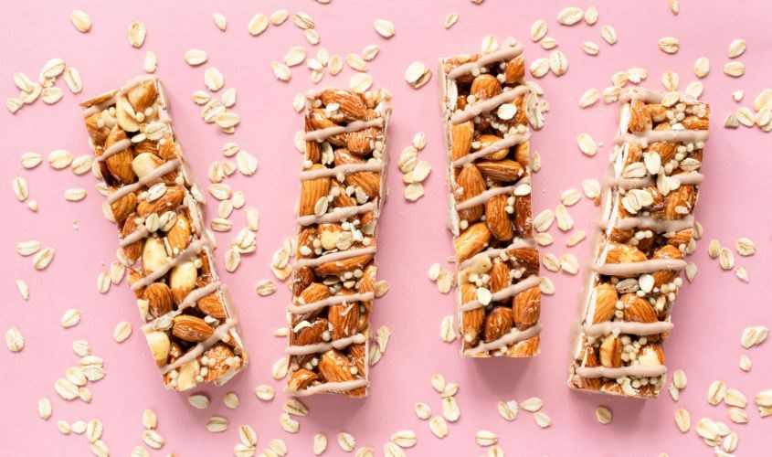 Làm thanh granola ăn kiêng dùng để làm đồ ăn sáng hoặc món ăn vặt