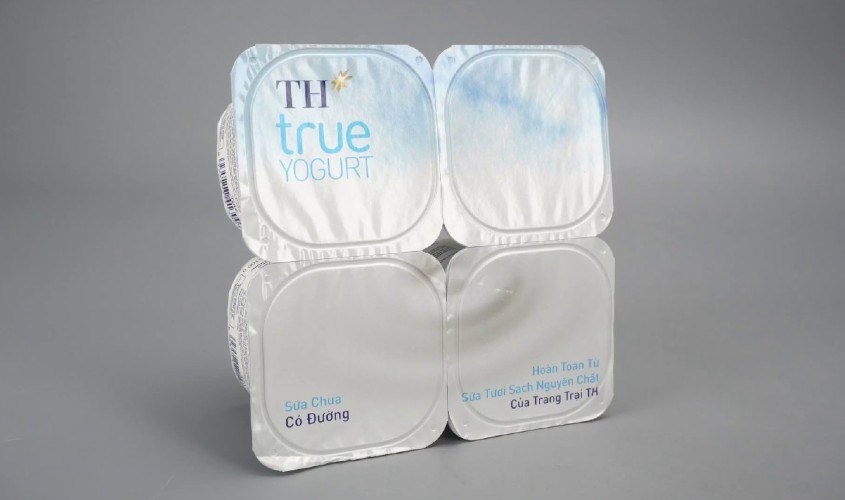 Lốc 4 hộp sữa chua có đường TH true YOGURT 100g