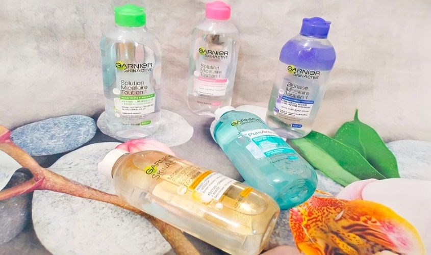 Bao bì nước tẩy trang Garnier đơn giản, dễ nhìn