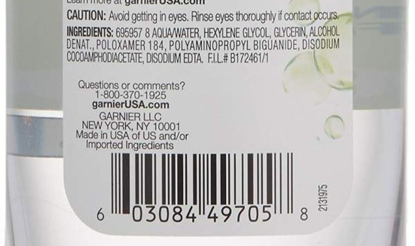 Phân biệt nước tẩy trang Garnier thật giả nhờ mã vạch