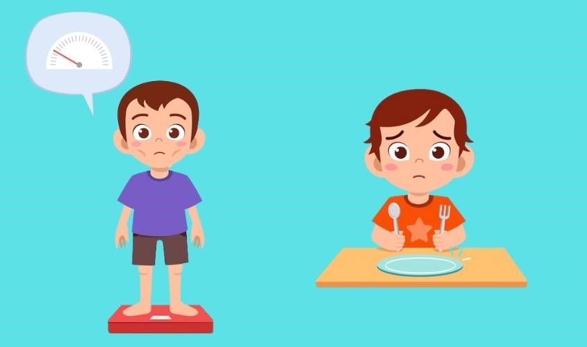 Trẻ có dấu hiệu suy dinh dưỡng