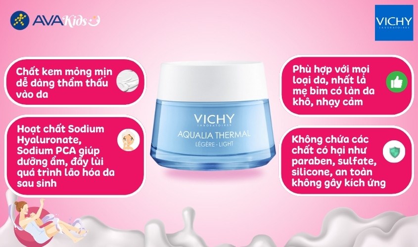 Kem dưỡng da Vichy Aqualia Thermal Light