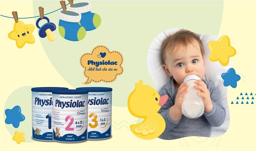 Sữa Physiolac giúp xây dựng và bảo vệ hệ tiêu hoá 