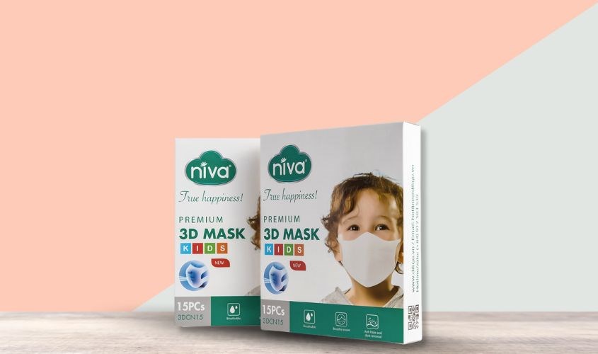 Khẩu trang y tế 3D cho bé