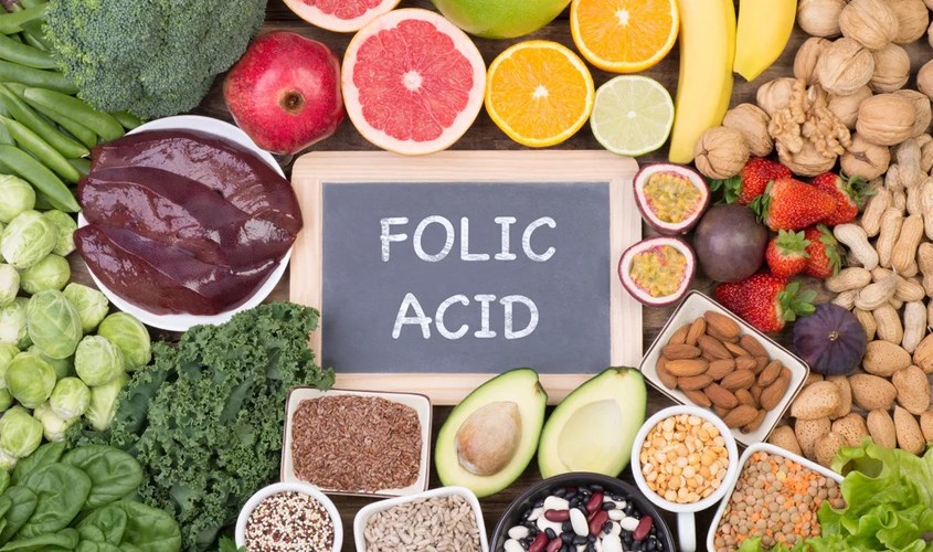 Mẹ bầu nên bổ sung Axit Folic trong thực đơn dinh dưỡng