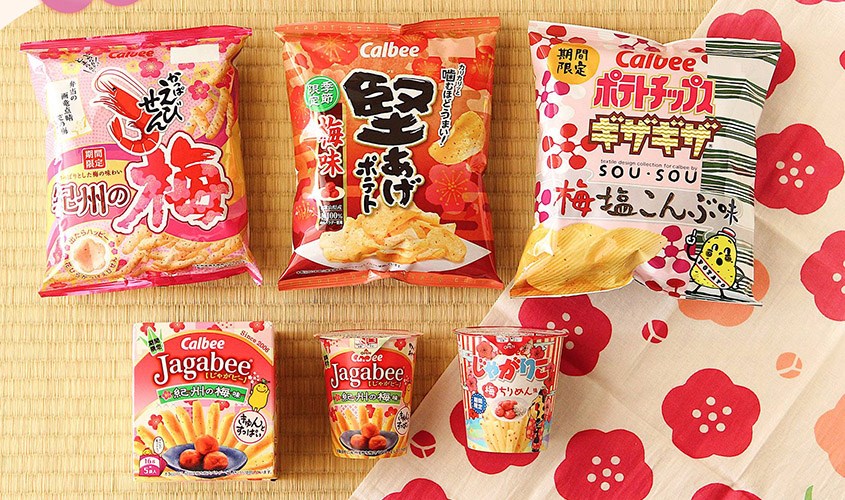 Calbee với đa dạng các loại snack