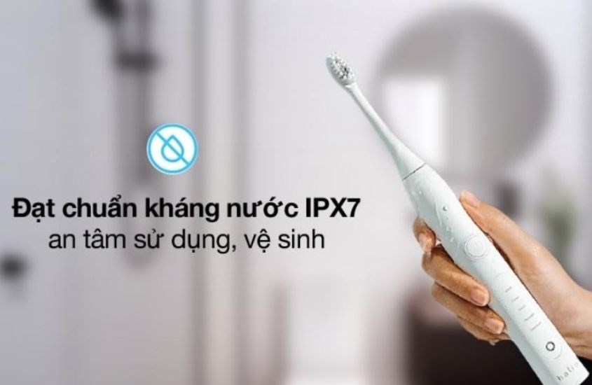 Bàn chải điện Halio Sonic Whitening Pro White (Tặng 1 đầu bàn chải)