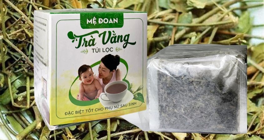 Chọn trà vằng túi lọc Mệ Đoan lợi sữa, kháng viêm và giảm cân 150g uy tín, tiện lợi Trà vằng túi lọc Mệ Đoan