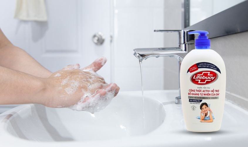 Rửa tay đúng cách giúp loại bỏ vi khuẩn