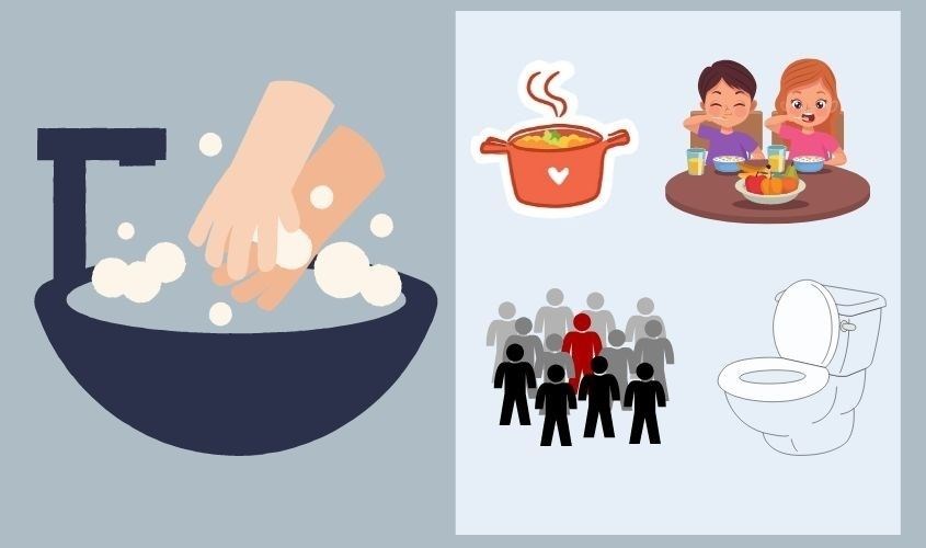 Rửa tay thường xuyên để bảo vệ sức khỏe