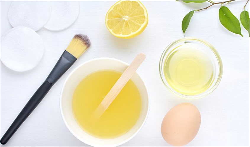 Tẩy lông nách bằng mật ong, chanh và lòng trắng trứng gà