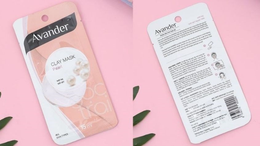 Mặt nạ đất sét tinh chất Ngọc Trai dưỡng sáng, chống lão hoá Avander 15 ml 