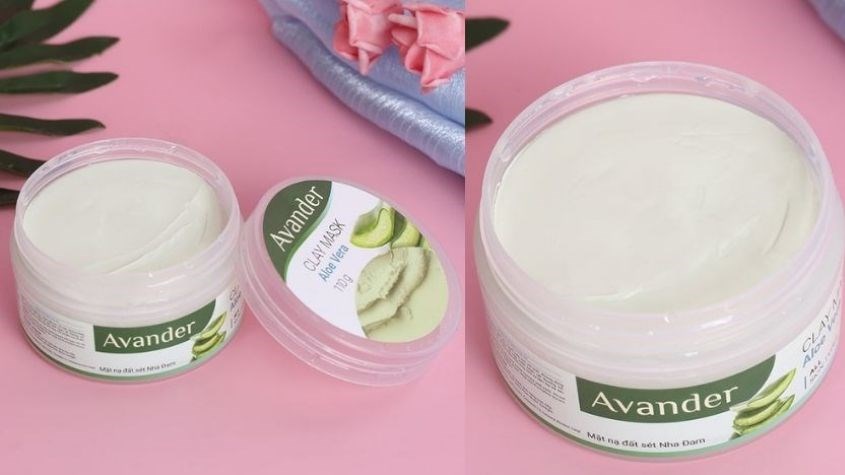 Mặt nạ đất sét tinh chất Nha Đam dưỡng sáng, làm dịu da Avander 110g