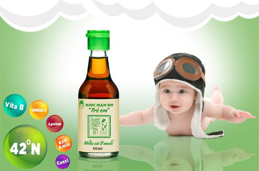 Nước mắm Tĩn ăn dặm cho bé 42°N chai 60 ml