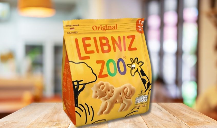 Bánh quy Bahlsen Leibniz Zoo vị bơ gói 100g