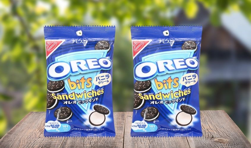 Bánh quy Oreo Bits Sandwiches vị vani gói 65g