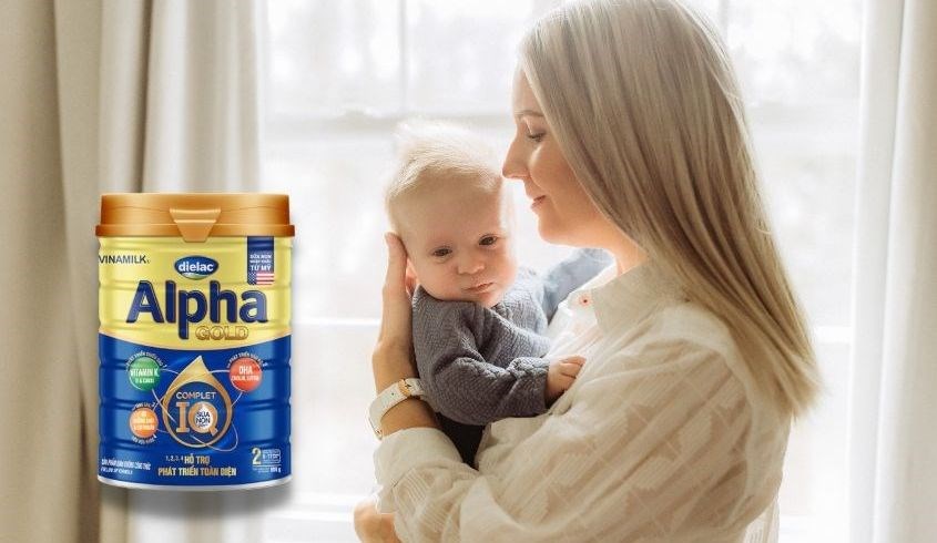 Sữa bột Dielac Alpha Gold IQ số 2 900g (6 - 12 tháng) Sữa bột Dielac Alpha Gold IQ số 2 900g (6 - 12 tháng)