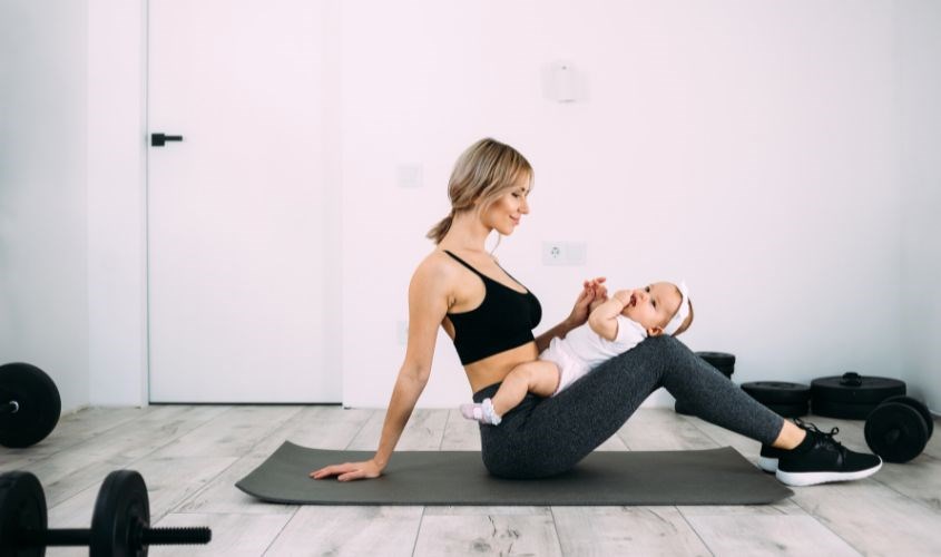 Mẹ nên dành thời gian tập thể dục thường xuyên