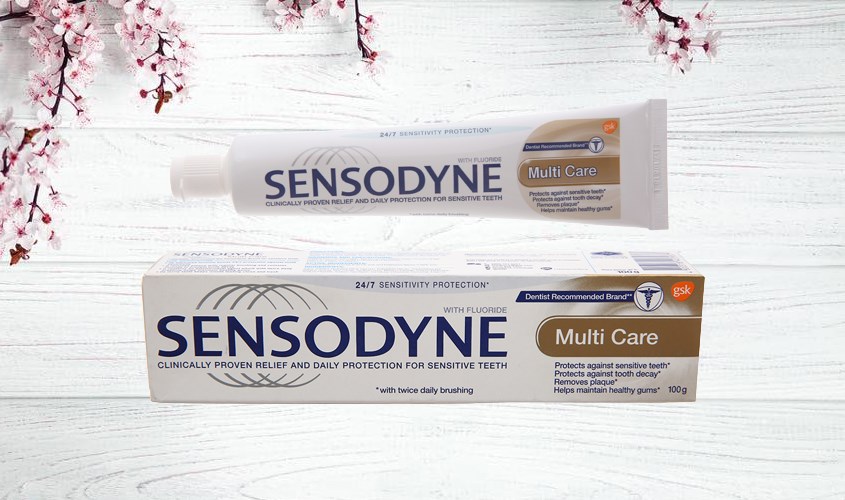 Kem đánh răng Sensodyne Multi Care hương bạc hà 100g