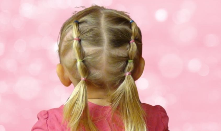 20 kiểu cột tóc cho bé gái đơn giản, đi học đi chơi xinh hết cỡ