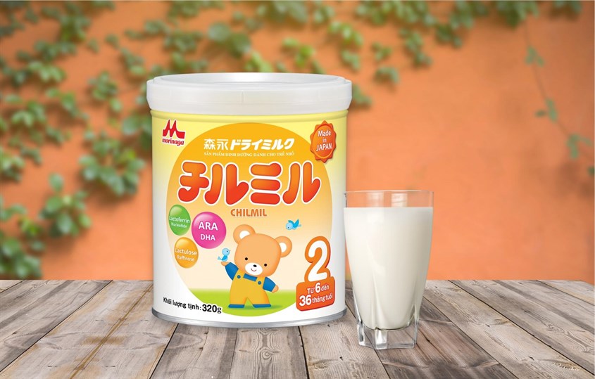 Sữa bột Morinaga Chilmil số 2 320g (6 - 36 tháng)