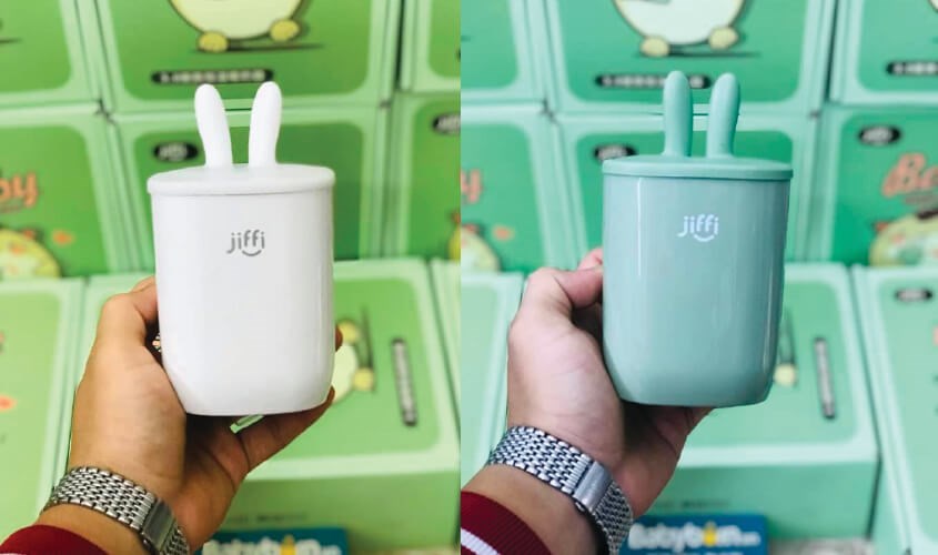 Thiết kế, chất liệu máy hâm sữa Jiffi